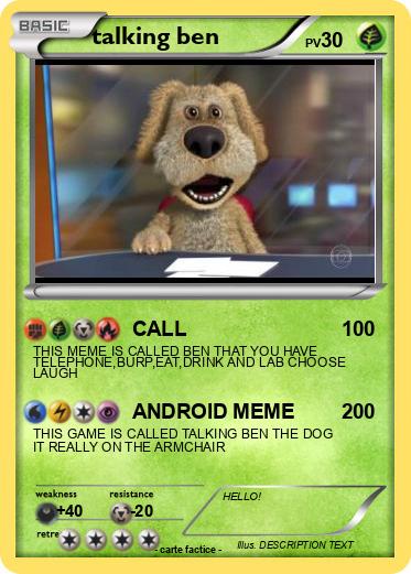 Pokemon talking ben