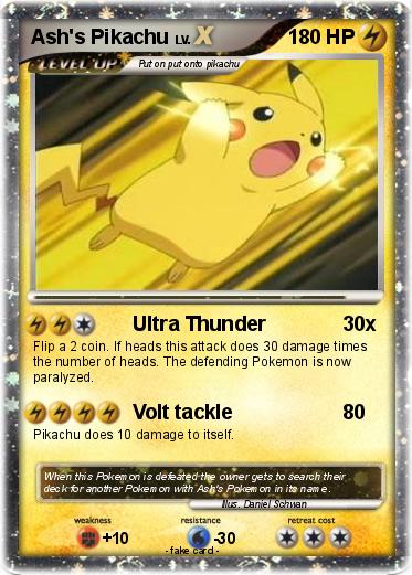 Pokemon Ash's Pikachu