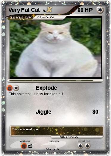 Pokémon Very Fat Cat - Explode - My Pokemon Card