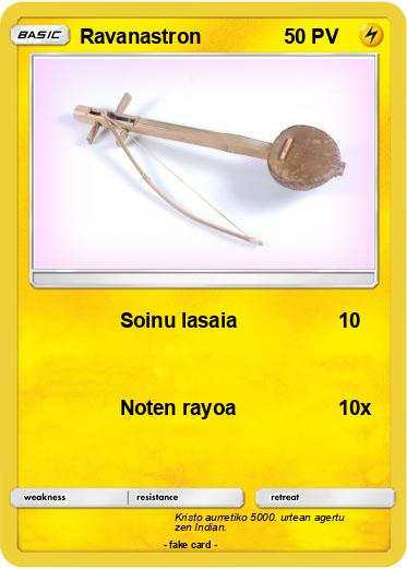 Pokemon Ravanastron