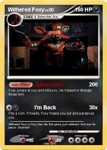 Pokemon Withered Foxy