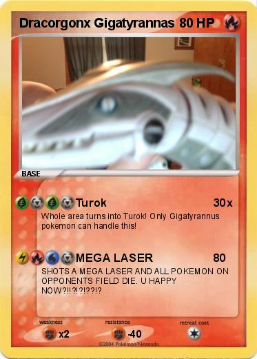 Pokemon Dracorgonx Gigatyrannas 