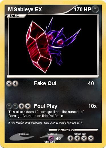 Pokemon M Sableye EX