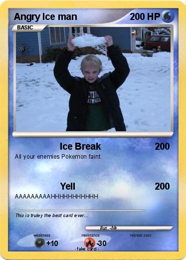 Pokemon Angry Ice man