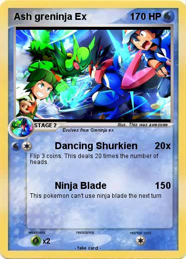 Pokemon Ash greninja Ex