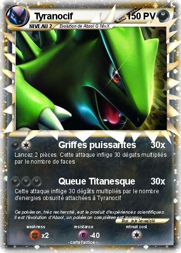 Pokemon Tyranocif