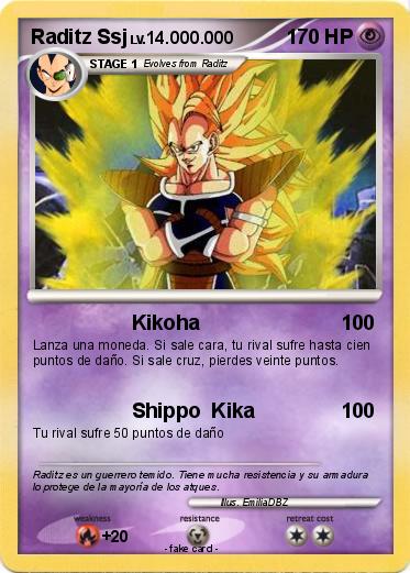 Pokemon Raditz Ssj