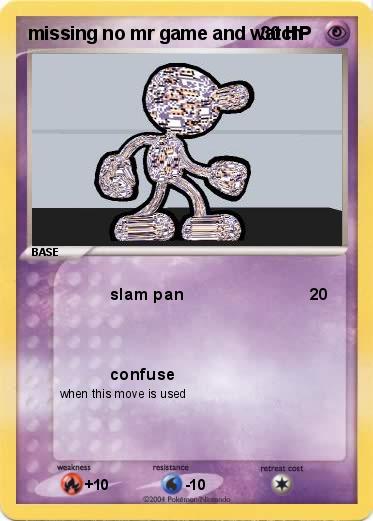 Pokemon missing no mr game and watch