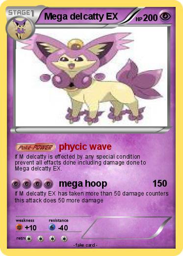 Pokemon Mega delcatty EX