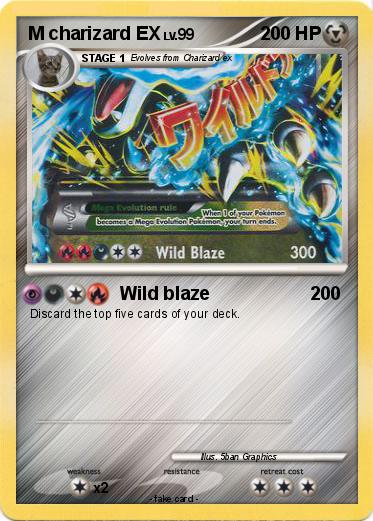 Pokemon M charizard EX