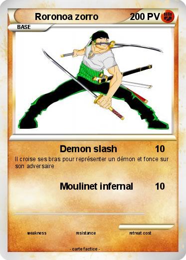 Pokemon Roronoa zorro