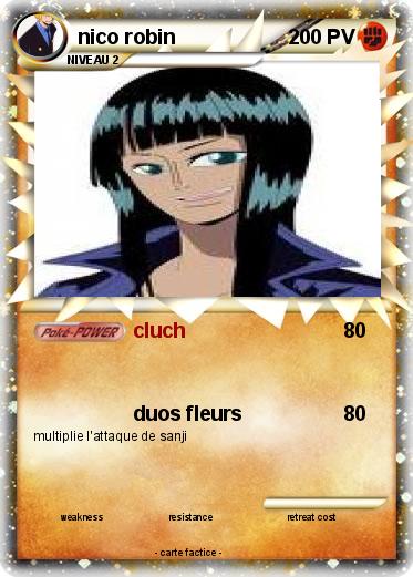 Pokemon nico robin
