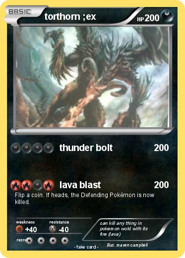 Pokemon torthorn ;ex