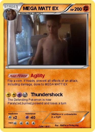 Pokemon MEGA MATT EX