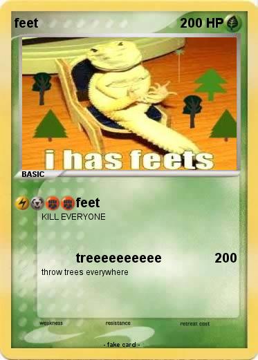 Pokemon feet