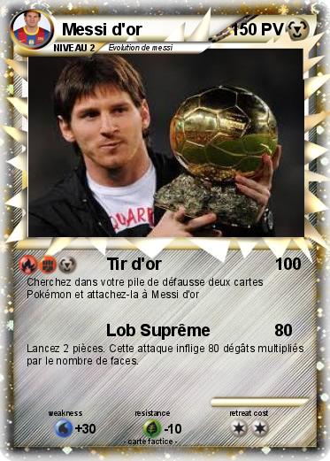 Pokemon Messi d'or