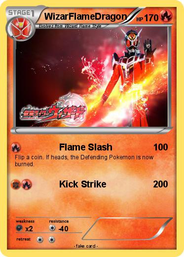 Pokemon WizarFlameDragon