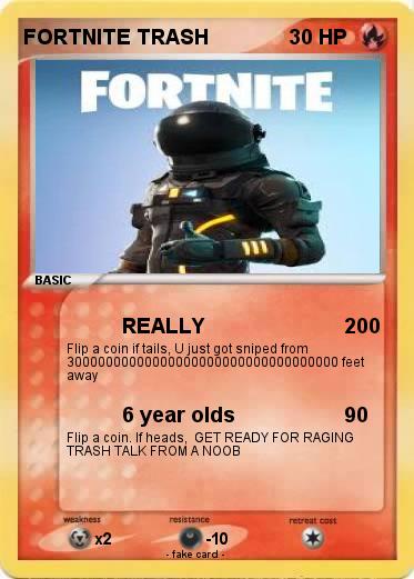 Pokemon FORTNITE TRASH