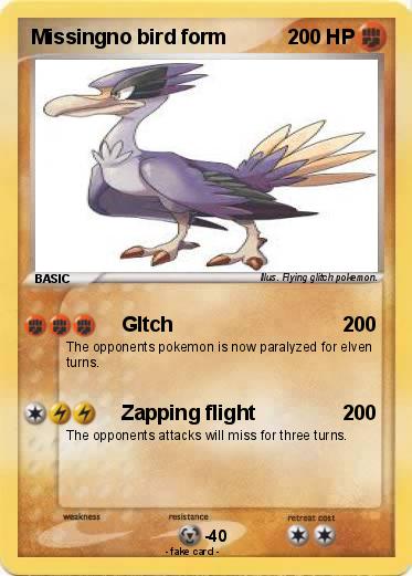Pokemon Missingno bird form