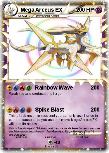 Pokemon Mega Arceus EX