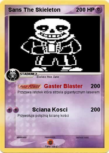 Pokemon Sans The Skieleton