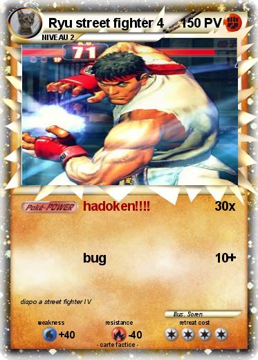 Pokemon Ryu street fighter 4