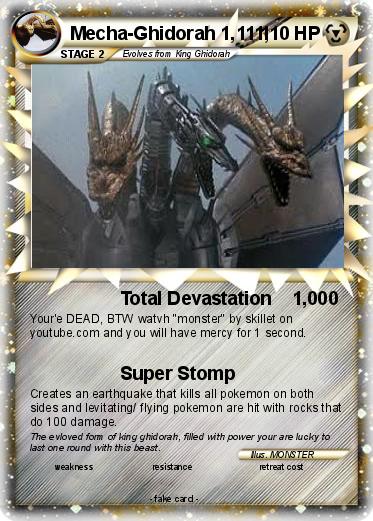 Pokemon Mecha-Ghidorah 1,111,