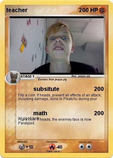 Pokemon teacher