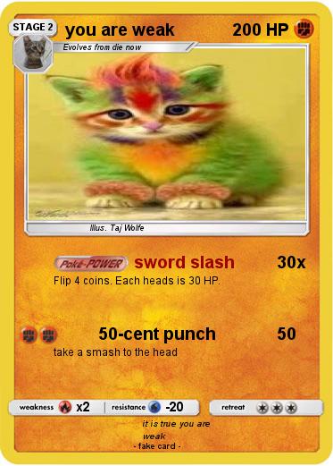 Pokemon you are weak