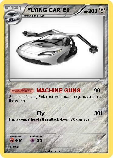 Pokemon FLYING CAR EX