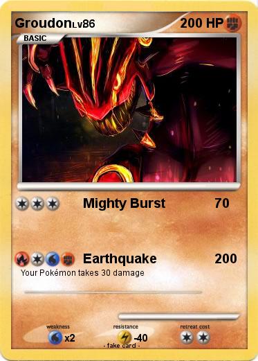 Pokemon Groudon