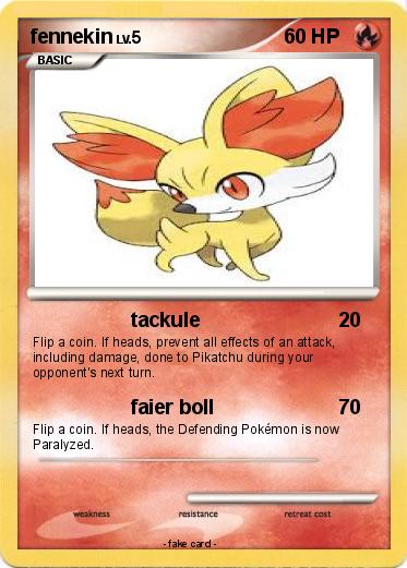 Pokemon fennekin