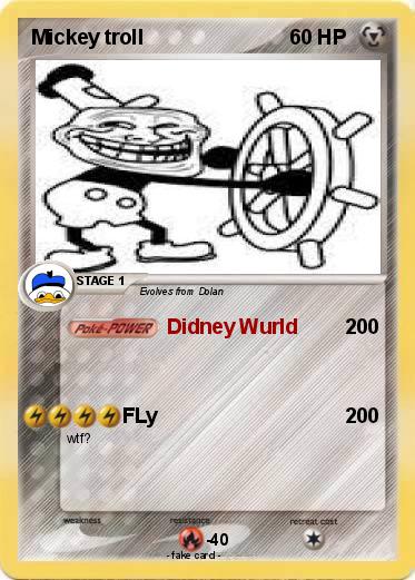Pokemon Mickey troll