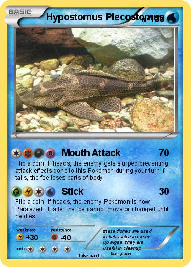 Pokemon Hypostomus Plecostomus