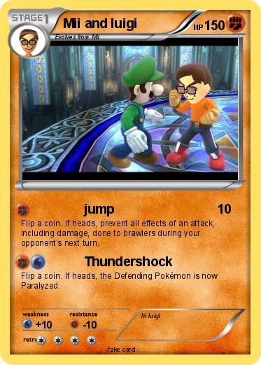 Pokemon Mii and luigi