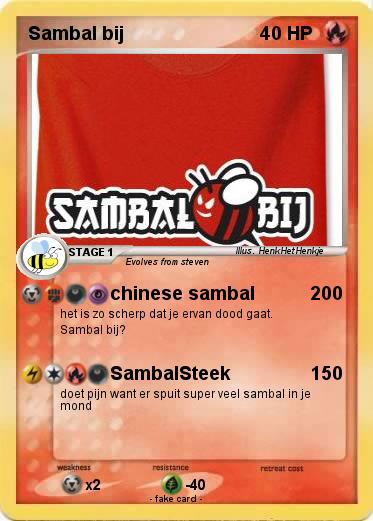 Pokemon Sambal bij