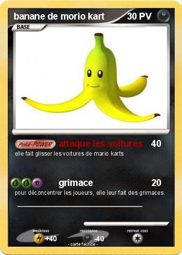 Pokemon banane de morio kart