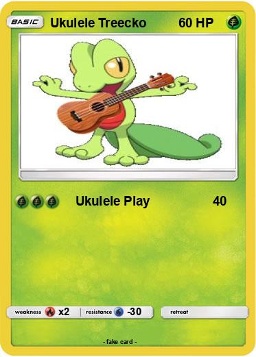 Pokemon Ukulele Treecko