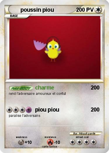 Pokemon poussin piou