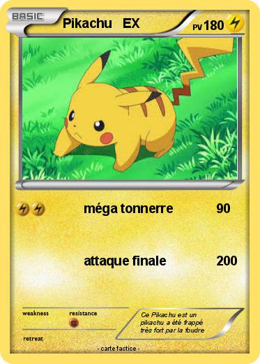 Pokemon Pikachu   EX