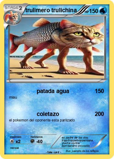 Pokemon trulimero trulichina