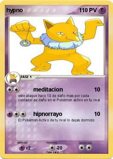 Pokemon hypno