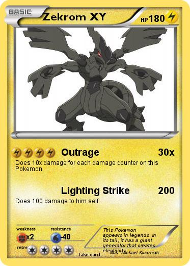 Pokemon Zekrom XY