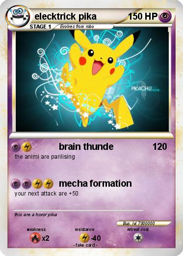 Pokemon elecktrick pika