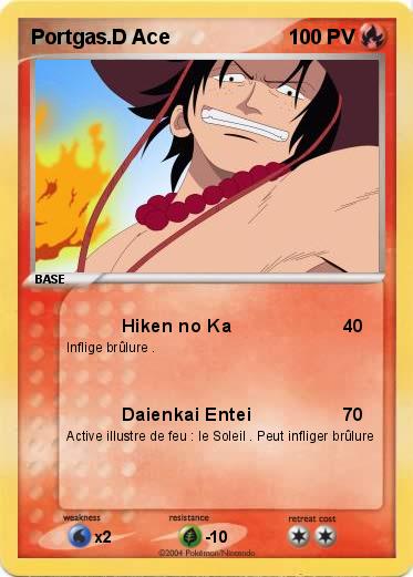 Pokemon Portgas.D Ace