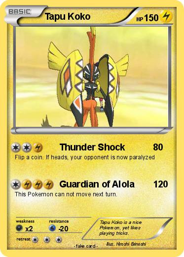 Pokemon Tapu Koko