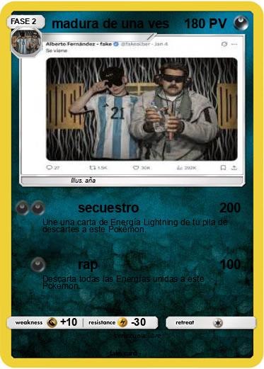 Pokemon madura de una ves