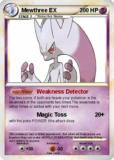 Pokemon Mewthree EX