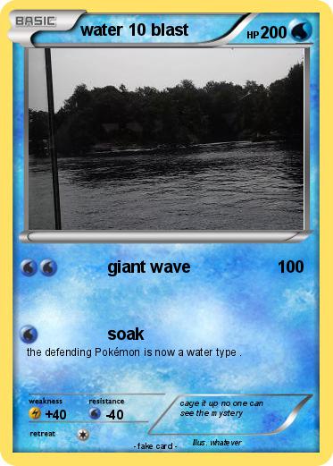 Pokemon water 10 blast