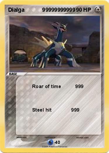 Pokemon Dialga            99999999999